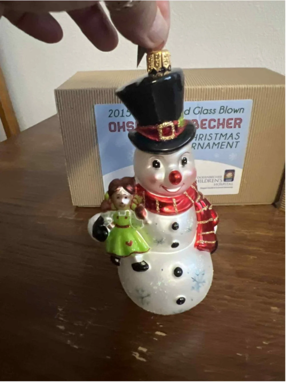 OHSU Doernbecher Handcrafted Glass Blown Ornaments Set 2015 2018 NIB Limited Ed